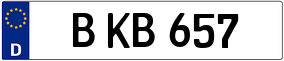 Truck License Plate